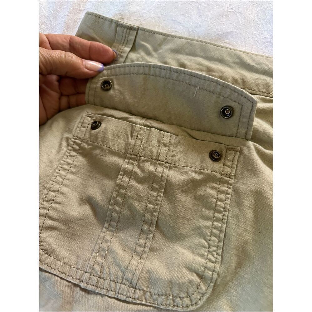 Carhartt Utility Shorts Khaki Women’s 100% Cotton Size 16 Original Fit - Picture 6 of 12